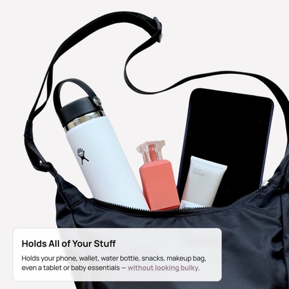 Fablou London Everyday Comfort Bag LUNA Steel Gray NWT - Picture 8 of 10